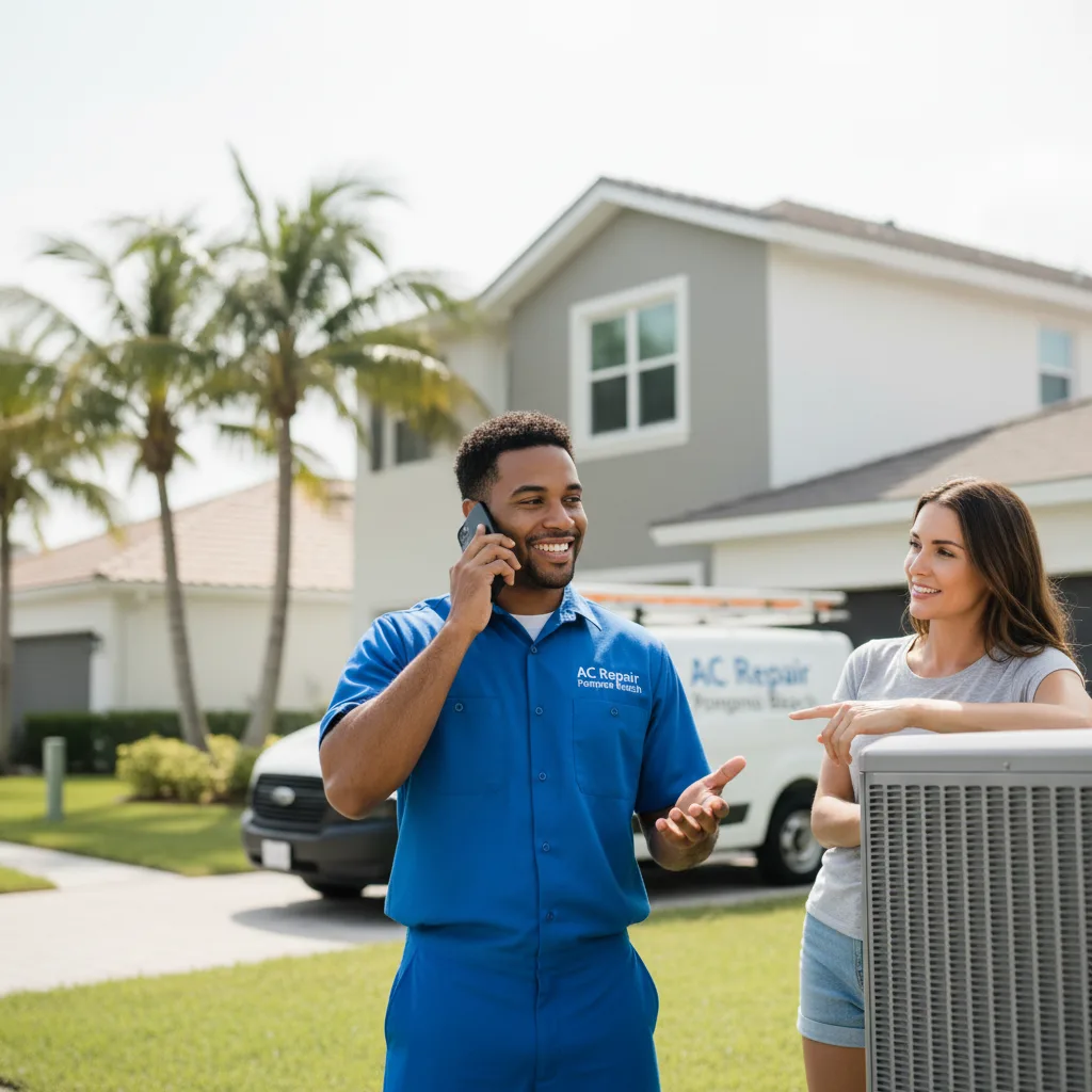 AC Repair Pompano Beach customer support in Devon